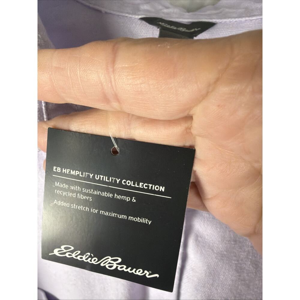 EDDIE BAUER EB Hemplify Utility SS Dress Women's Size 3X Lavender - Picture 7 of 10